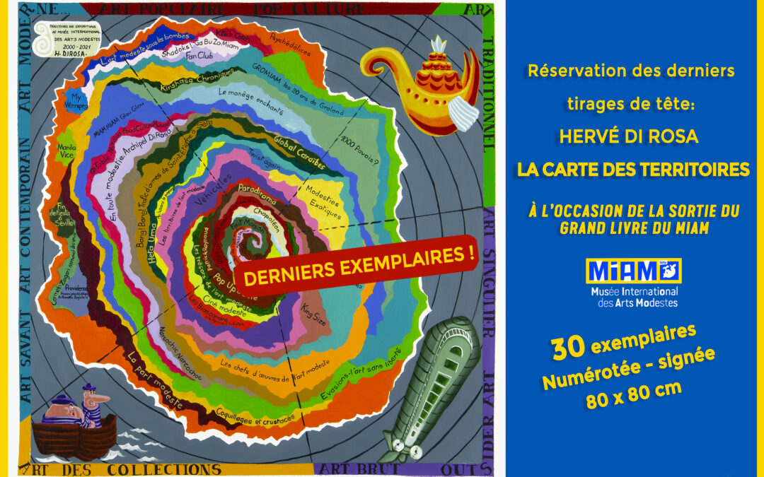 RESERVATION du tirage de tête: Hervé Di Rosa – La Carte des Territoires